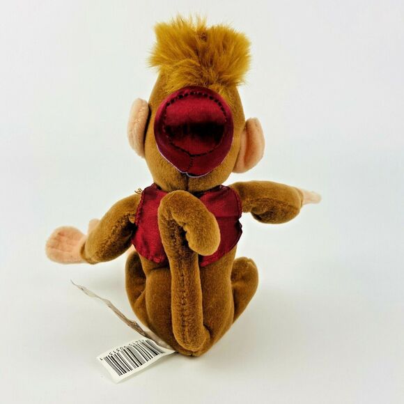 Disney Store Abu Monkey from Aladdin Plush Stuffed Animal Toy 7" - Picture 4 of 7